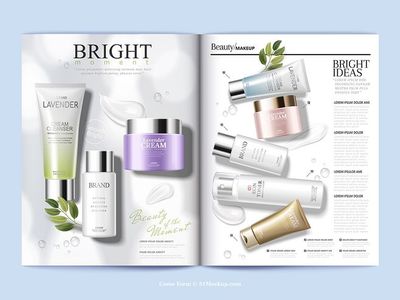 白色簡約時(shí)尚護(hù)膚套裝 綠色植物提取的自然之美